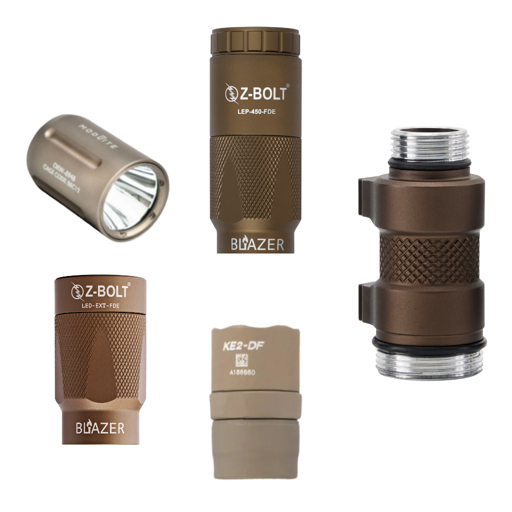 18650 Light Bodies - Knurled