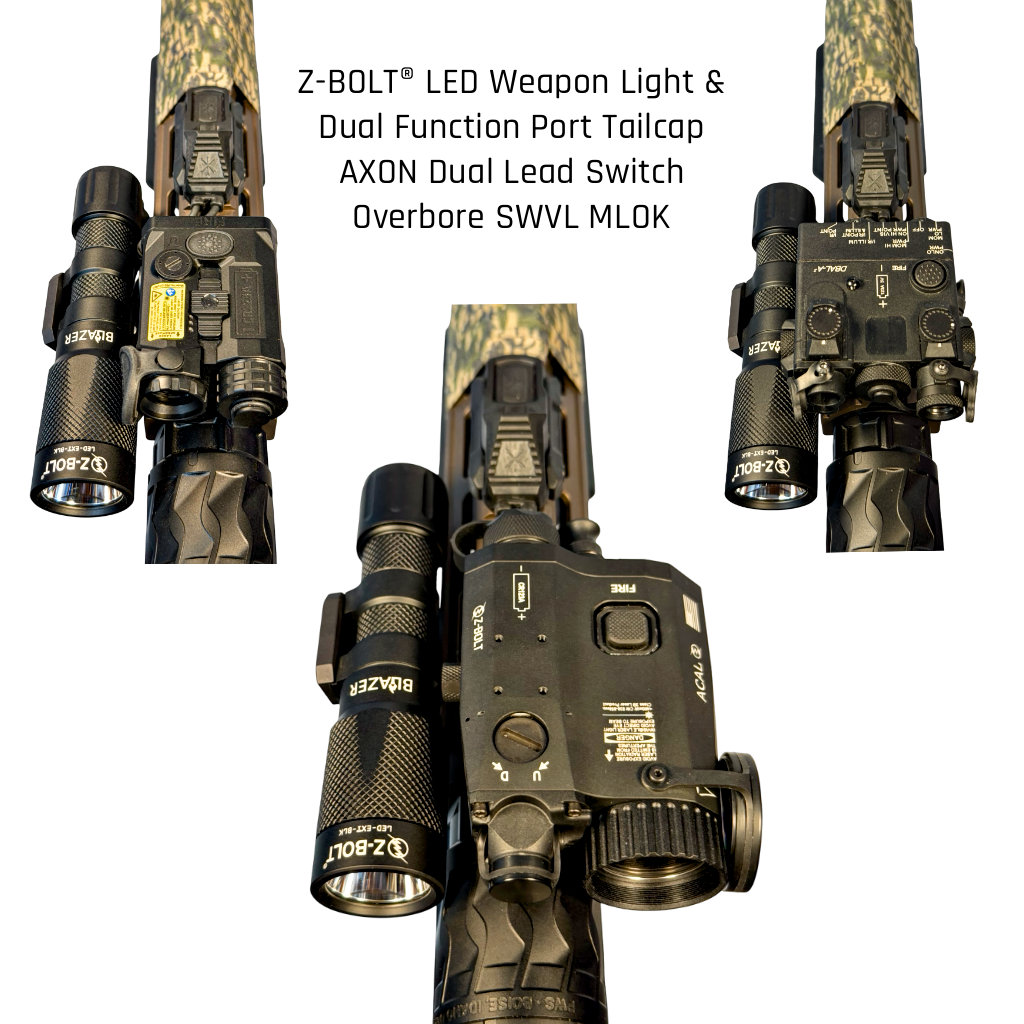 LED Weapon Light, SWVL Mount, Tailcap & Switch for MFAL/LAM - BUNDLE!