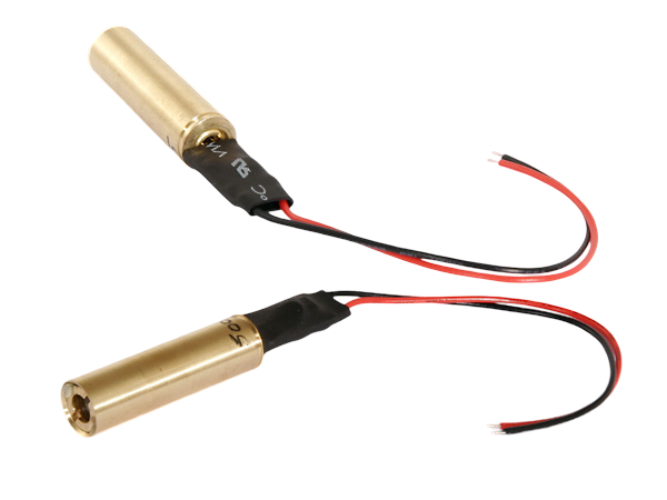 5mW Dot Laser, 10mm, 6 in Leads