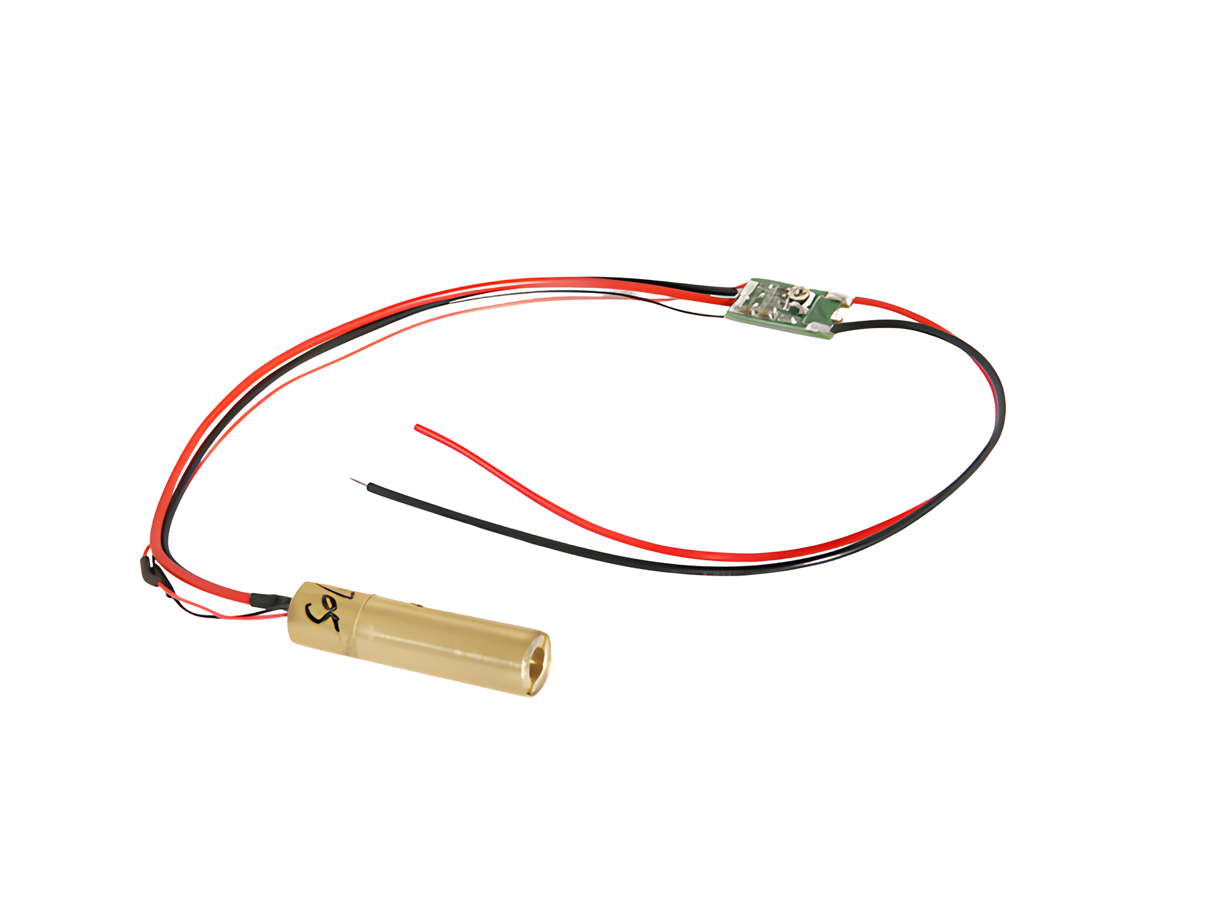 5mW Dot Laser, 10mm, Detached PCB