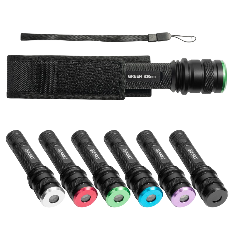 6x Color LED - Forensic Light Source Kit