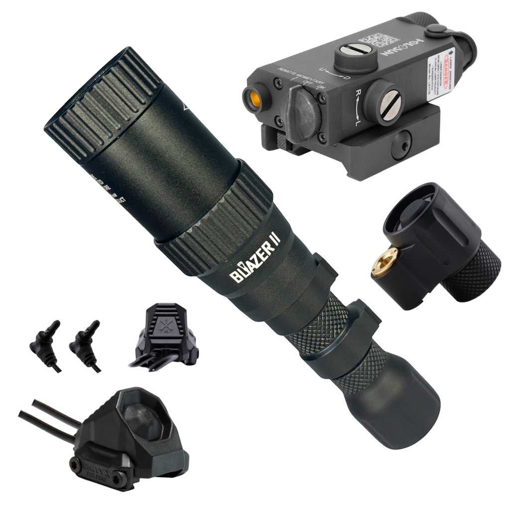 BLAZER II, 3R VCSEL IR Illuminator for IR Laser - BUNDLE! (IP68)