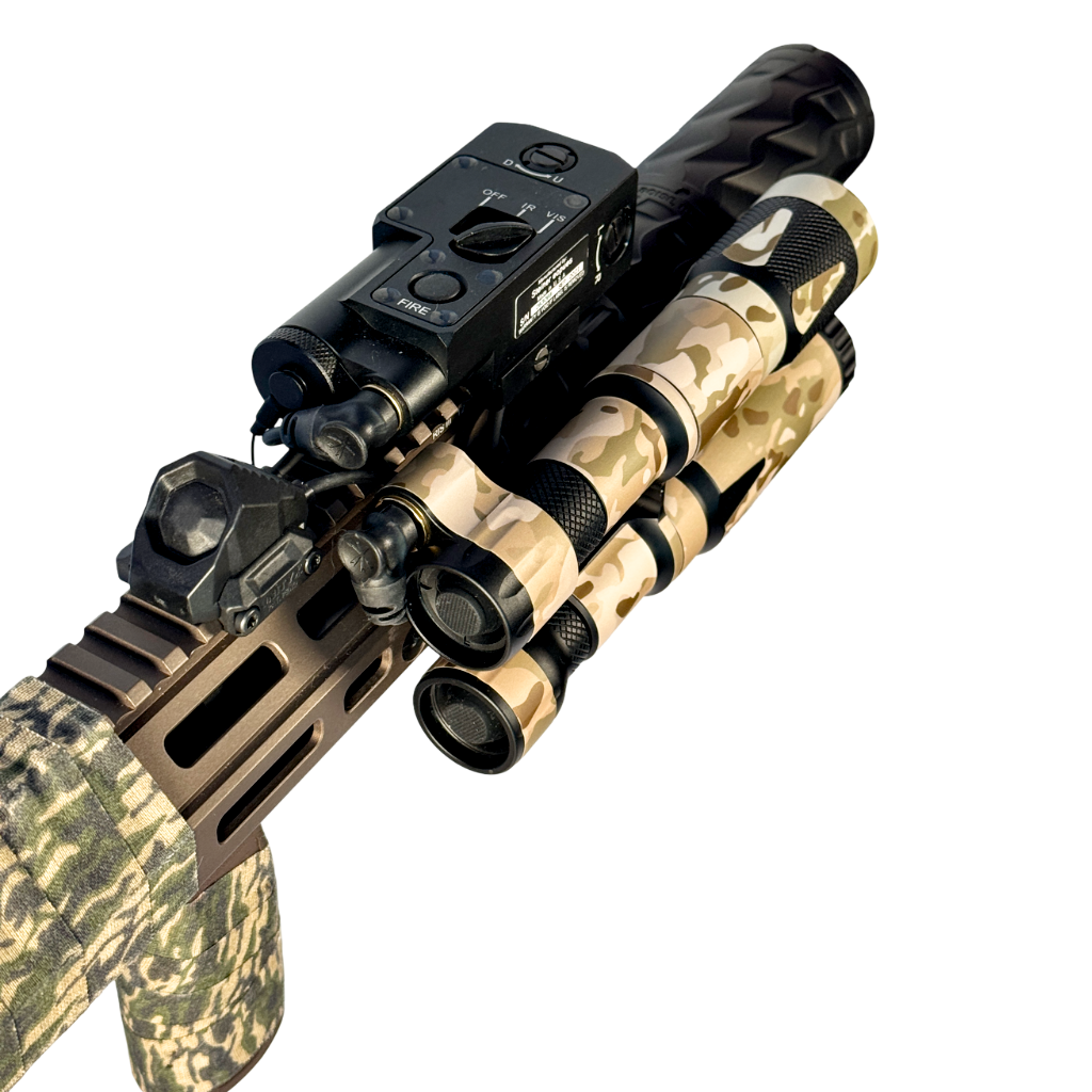 DUAL Body LED & IR Illuminator & NYLON WRAPS - BUNDLE!