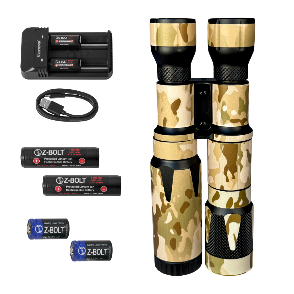 DUAL Body LED Light & LED IR Illuminator - BUNDLE! (IP65)