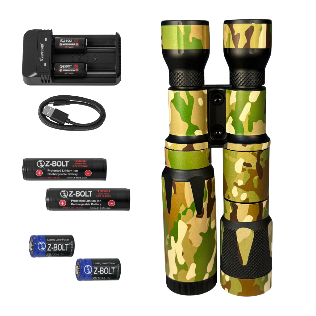 DUAL Body Rifle Mounted BLAZER I Infrared Illuminator & LED Light DUAL Body Rifle Mounted BLAZER I Infrared Illuminator & LED Light