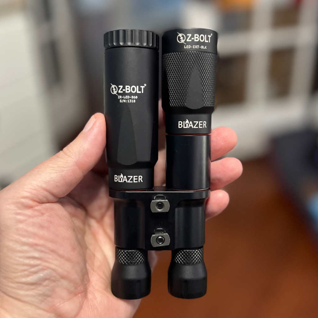 DUAL Body LED Light & LED IR Illuminator - BUNDLE! (IP65)