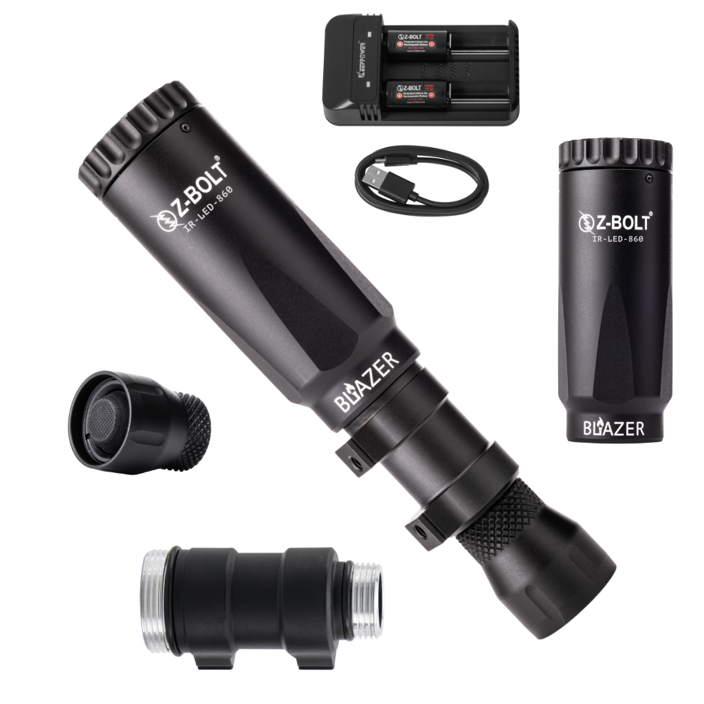 LED IR Illuminators - Rifle Mounted (IP65)