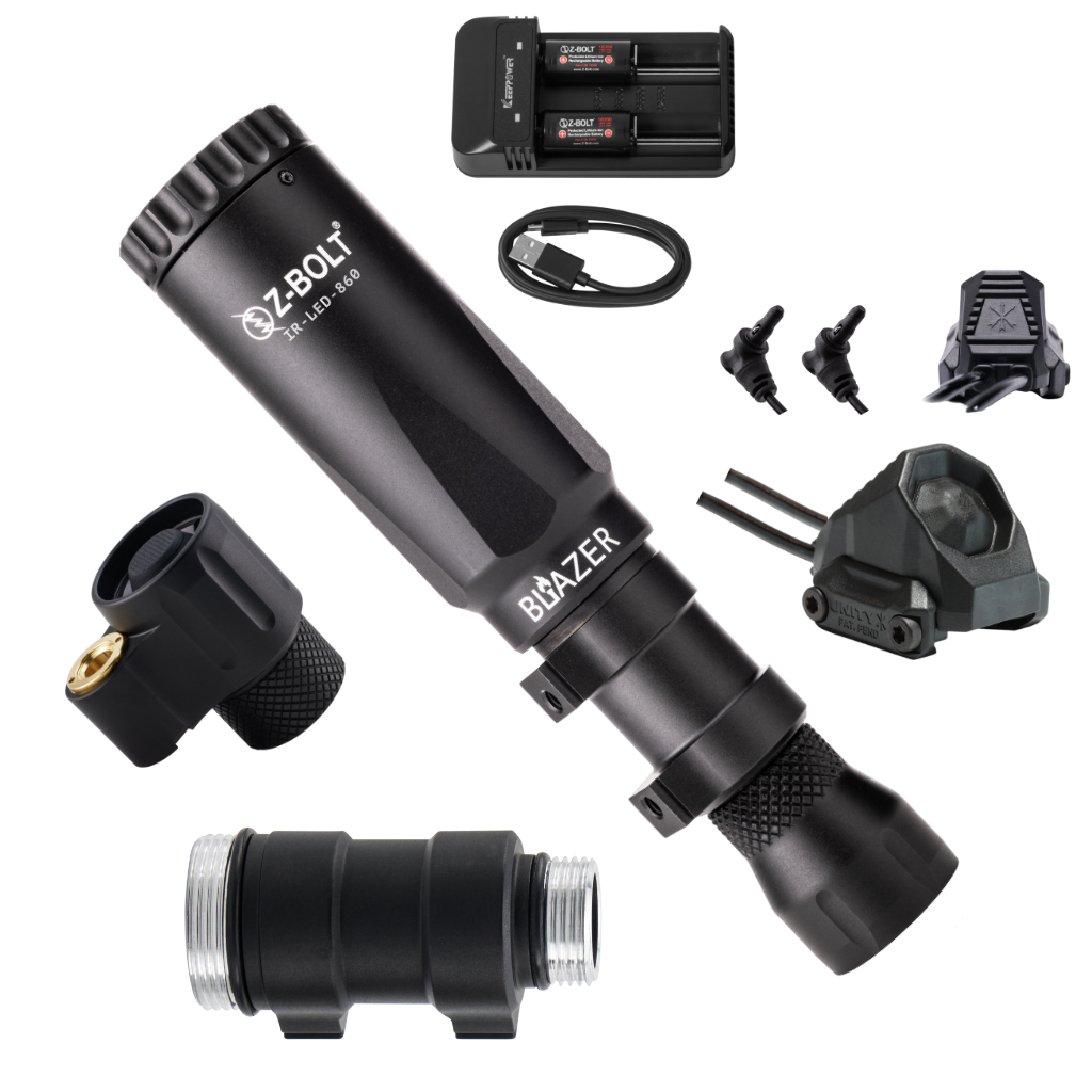 LED IR Illuminator for IR Laser - BUNDLE! (IP65)