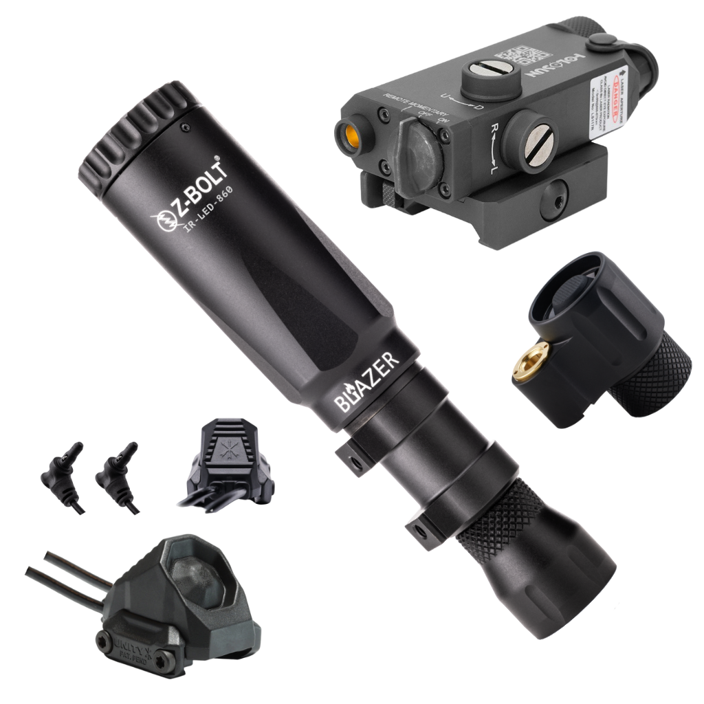 Z-BOLT　IRイルミネーター DUAL Body LEP Light & LED IR Illuminator - BUNDLE! (IP65) – Z-BOLT