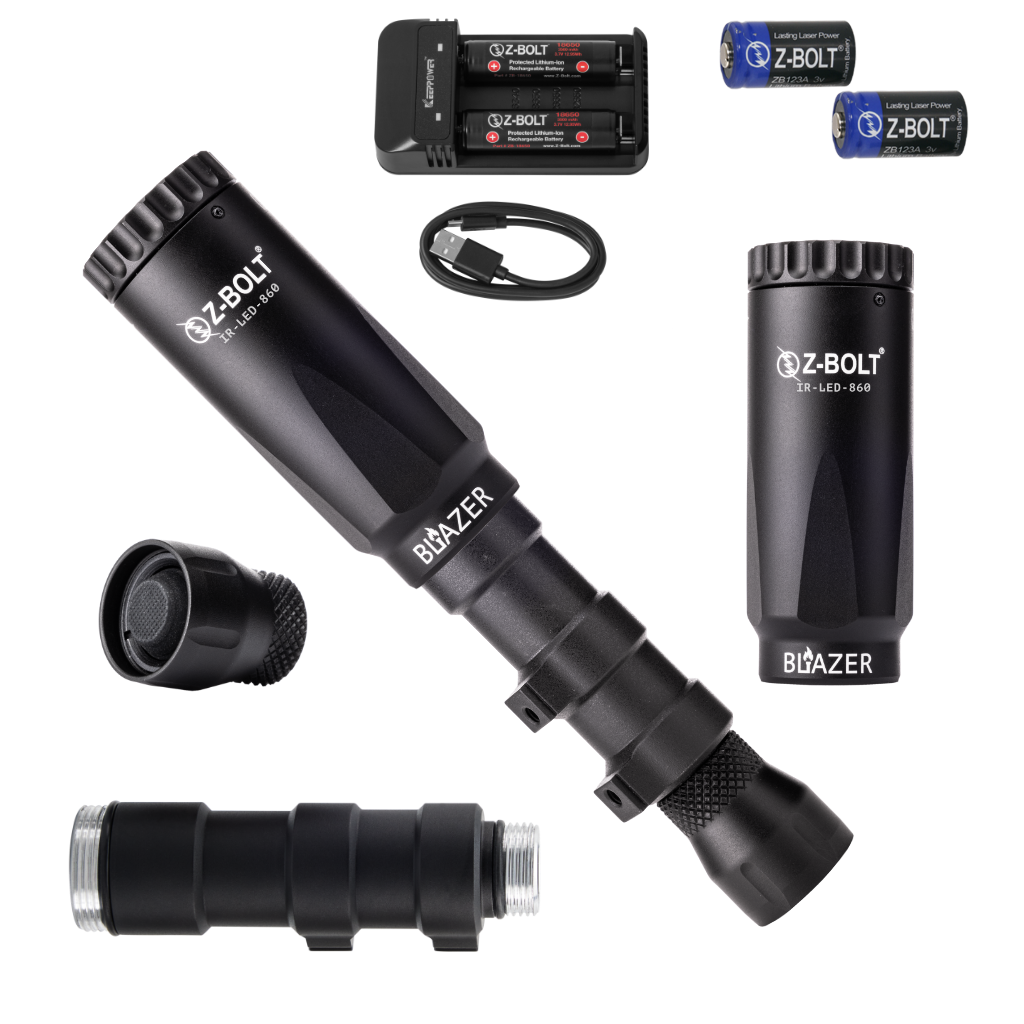 LED IR Illuminators - Rifle Mounted (IP65)