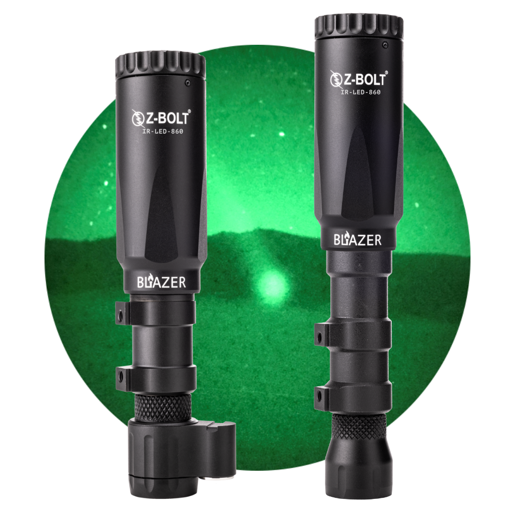 LED IR Illuminators - Rifle Mounted (IP65)