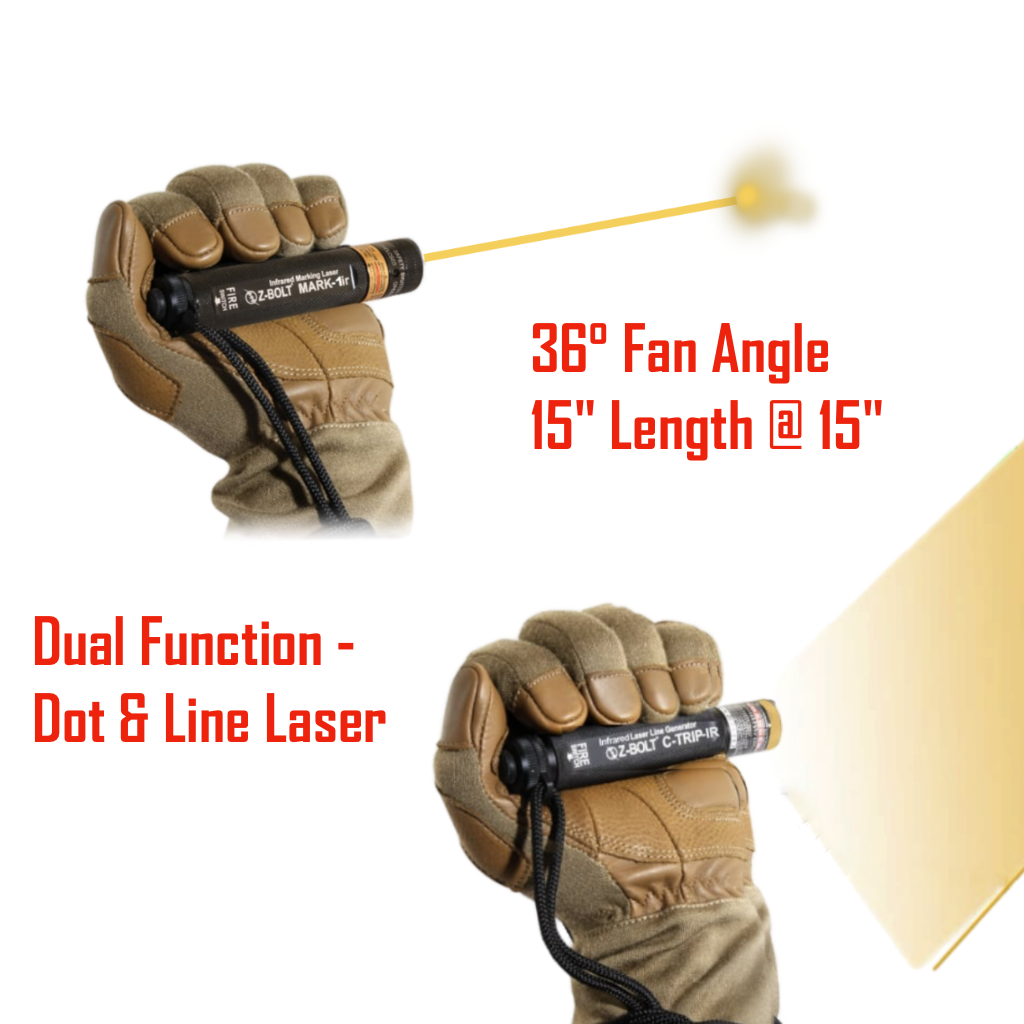 INFRARED Laser Dot & Line - Trip Wire Illuminator