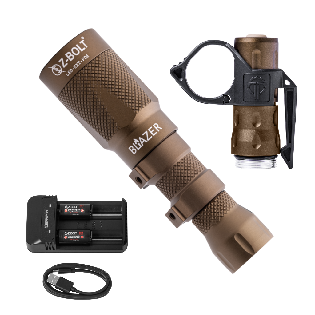18350 LED Rifle Light & Handheld Body with Thyrm Clip - BUNDLE