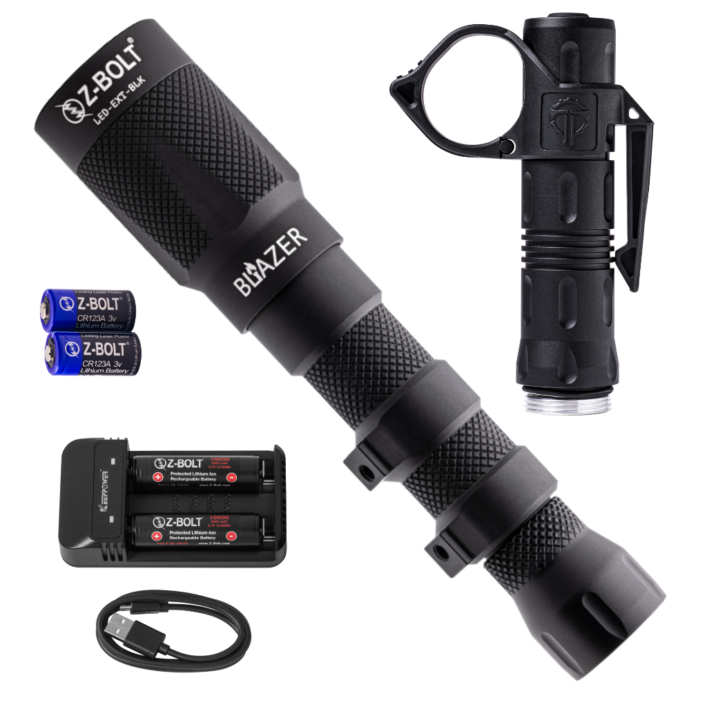 18650 LED Rifle Light & Handheld Body with Thyrm Clip - BUNDLE!