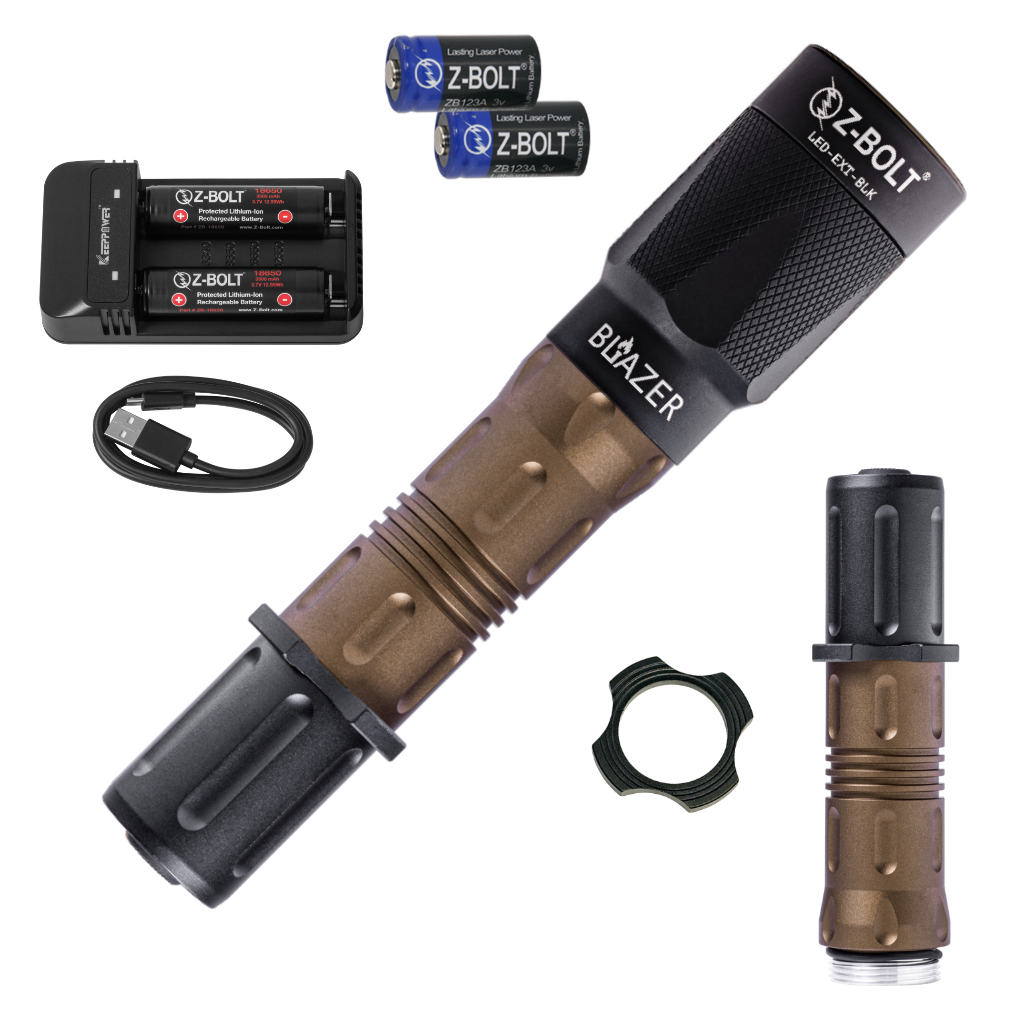 LED Handheld, 18650 "Dual Fuel"