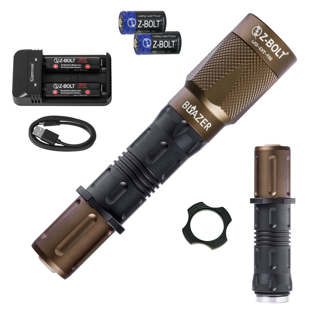 LED Handheld, 18650 "Dual Fuel"