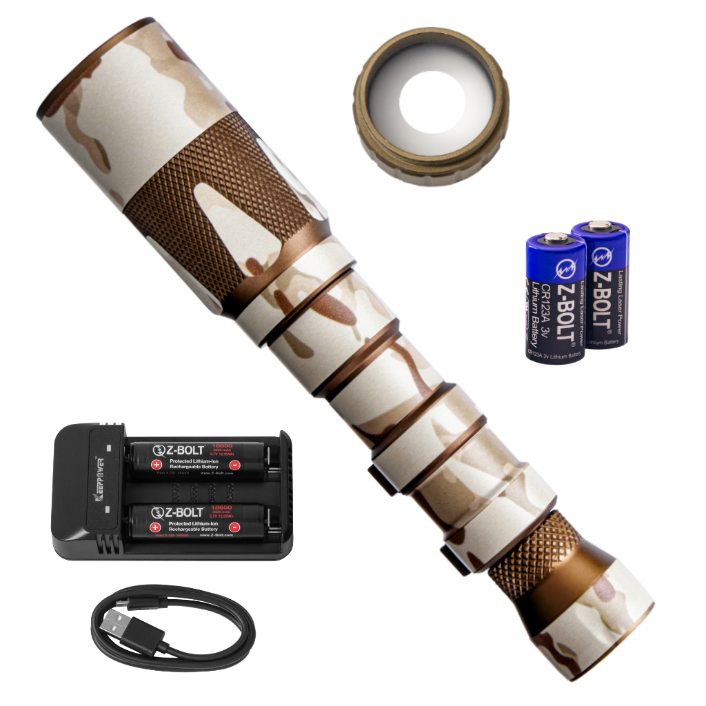 BLAZER LEP WML,18650 (FDE) - 4x 3M Nylon, PRE-WRAPPED!