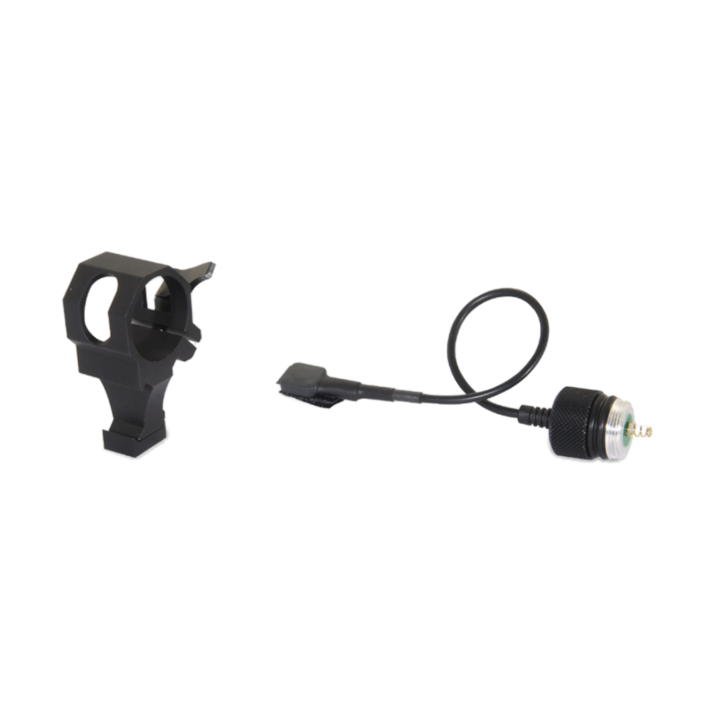 Offset Laser Rail Mount & Remote Cable Switch