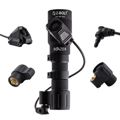 Dual Function Cable Port Tailcap for Z-BOLT®, Surefire, Modlite, & Arisaka "Scout" Compatible Lights & Light Bodies