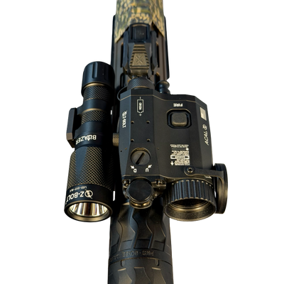 VIS Override Rifle Package - ACAL; LED WML; SWVL MLOK Mount; 3X Lead AXON Switch (Crane Plugs) & Dual Function Tailcap (All Black)