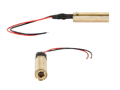 5mW Dot Laser, 10mm, 6 in Leads