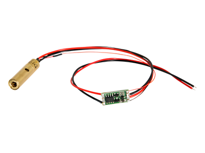 5mW Dot Laser, 10mm, Detached PCB