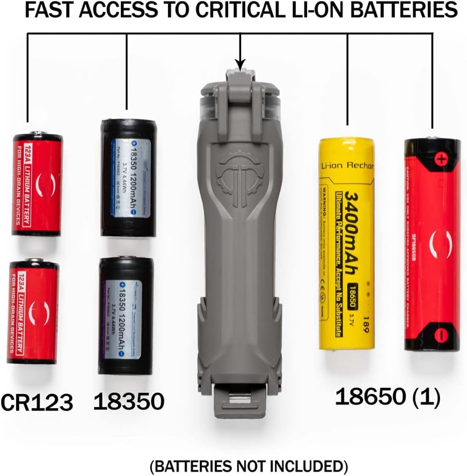 Battery Storage - CR123A, 18350, 18650