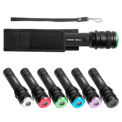 6x Color LED - Forensic Light Source Kit
