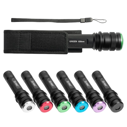 6x Color LED - Forensic Light Source Kit