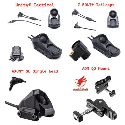 ACAL, Advanced Co-Located Lasers & LED IR Illuminator, Lug & Bolt Mount