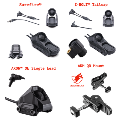 ACAL 3BM, Co-Located Lasers & 400mW VCSEL IR Illuminator, Lug & Bolt Mount [MIL]