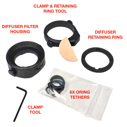Tethered Beam Diffuser Bundle - 4x