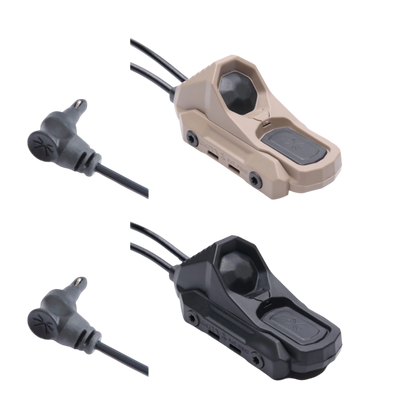 Remote Cable Port Tailcap for Z-BOLT®, Surefire, Modlite, & Arisaka "Scout" Compatible Lights & Light Bodies