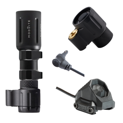 Dual Function Cable Port Tailcap for Z-BOLT®, Surefire, Modlite, & Arisaka "Scout" Compatible Lights & Light Bodies