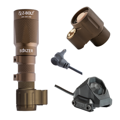 Dual Function Cable Port Tailcap for Z-BOLT®, Surefire, Modlite