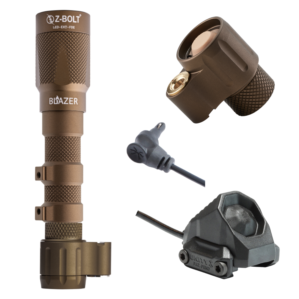 Dual Function Cable Port Tailcap for Z-BOLT®, Surefire, Modlite Dual Function Cable Port Tailcap for Z-BOLT®, Surefire, Modlite