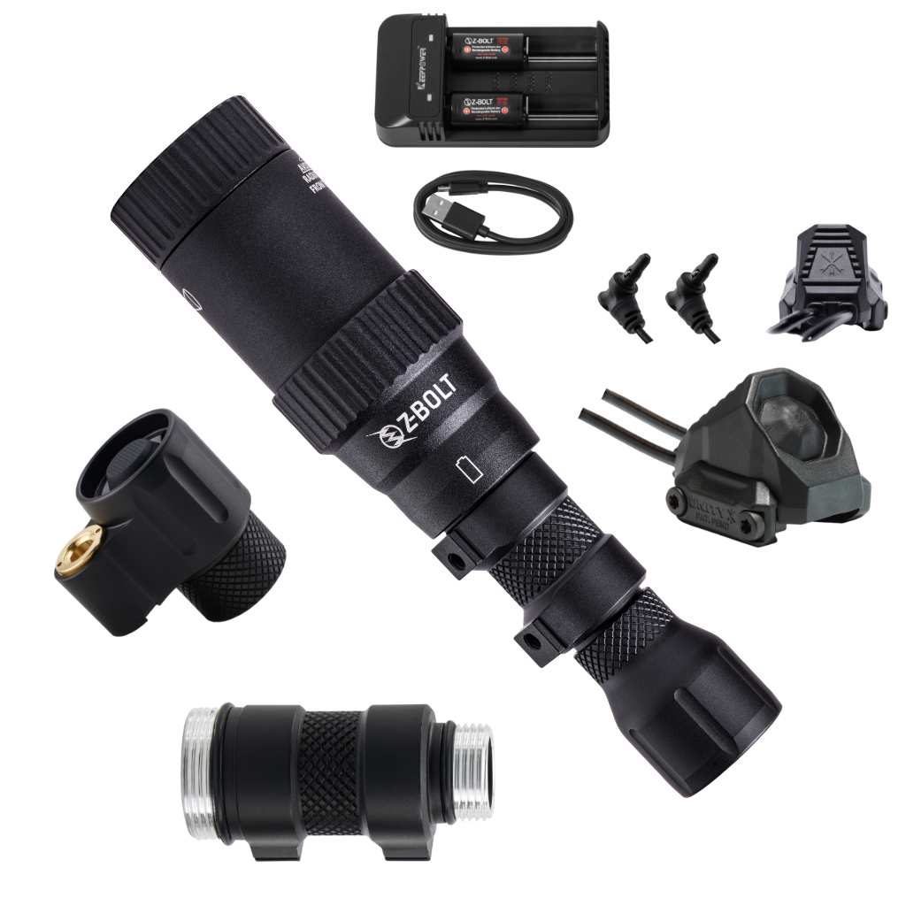 BLAZER II, LED IR Illuminator for IR Laser - BUNDLE! (IP68)