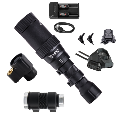 BLAZER II, LED IR Illuminator for IR Laser - BUNDLE! (IP68)
