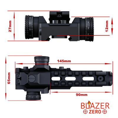 BLAZER Zero - Click Adjustable Mount for Z-BOLT® Long Range Laser LEP & BLAZER Illuminators