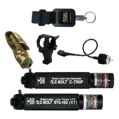 1 pc Green Dot & 1 pc Green Line Laser with Weapons Mounting Hardware