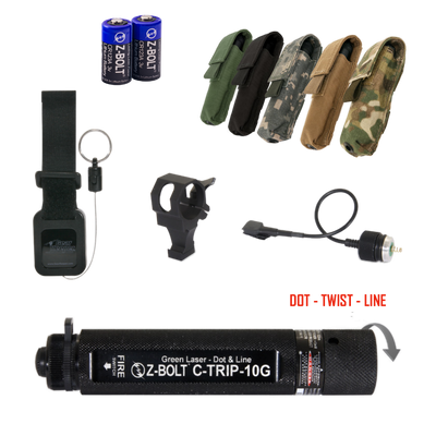 GREEN Laser Dot & Line - Trip Wire Illuminator