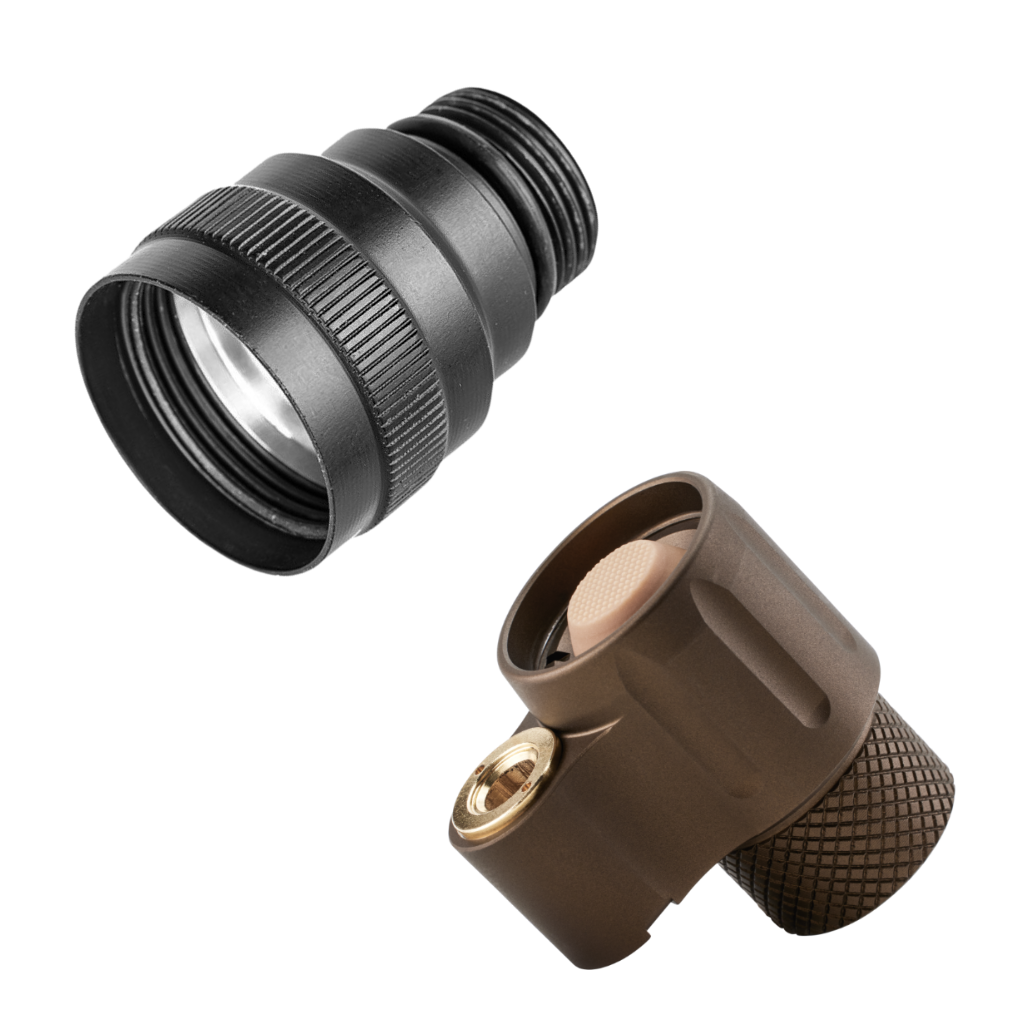 Dual Function Port Tailcaps & Streamlight Adapters