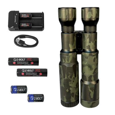 DUAL Body LED & IR Illuminator & NYLON WRAPS - BUNDLE!