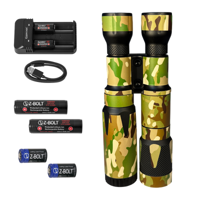 DUAL Body LED & IR Illuminator & NYLON WRAPS - BUNDLE!