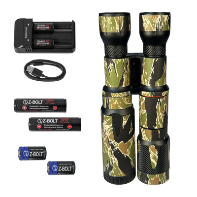 DUAL Body LED & IR Illuminator & NYLON WRAPS - BUNDLE!