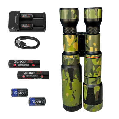 DUAL Body LED & IR Illuminator & NYLON WRAPS - BUNDLE!