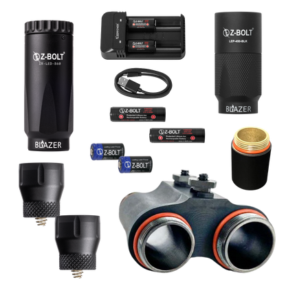 DUAL Body LEP & LED IR Illuminator Weapon Light - BUNDLE!