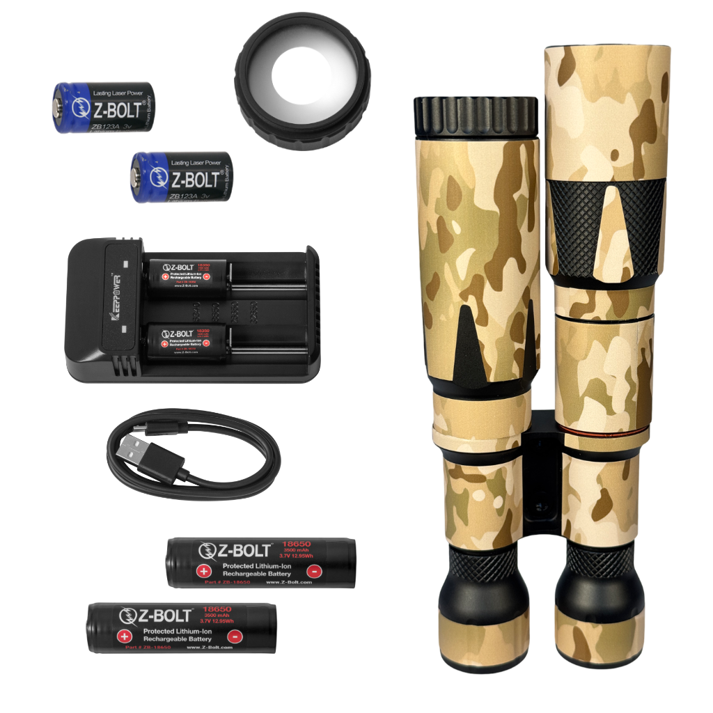 DUAL Body LEP & LED IR Illuminator Weapon Light - BUNDLE!