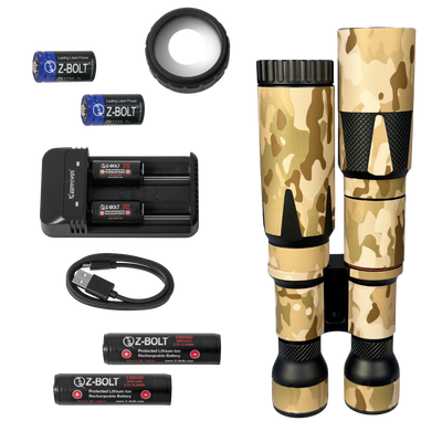 DUAL Body LEP Light & LED IR Illuminator - BUNDLE! (IP65)