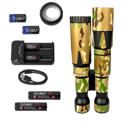 DUAL Body LEP Light & LED IR Illuminator - BUNDLE! (IP65)